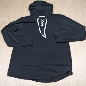 So, Perfectly Soft Perfectly You, Lace Up, Black Hoodie Men's (M)